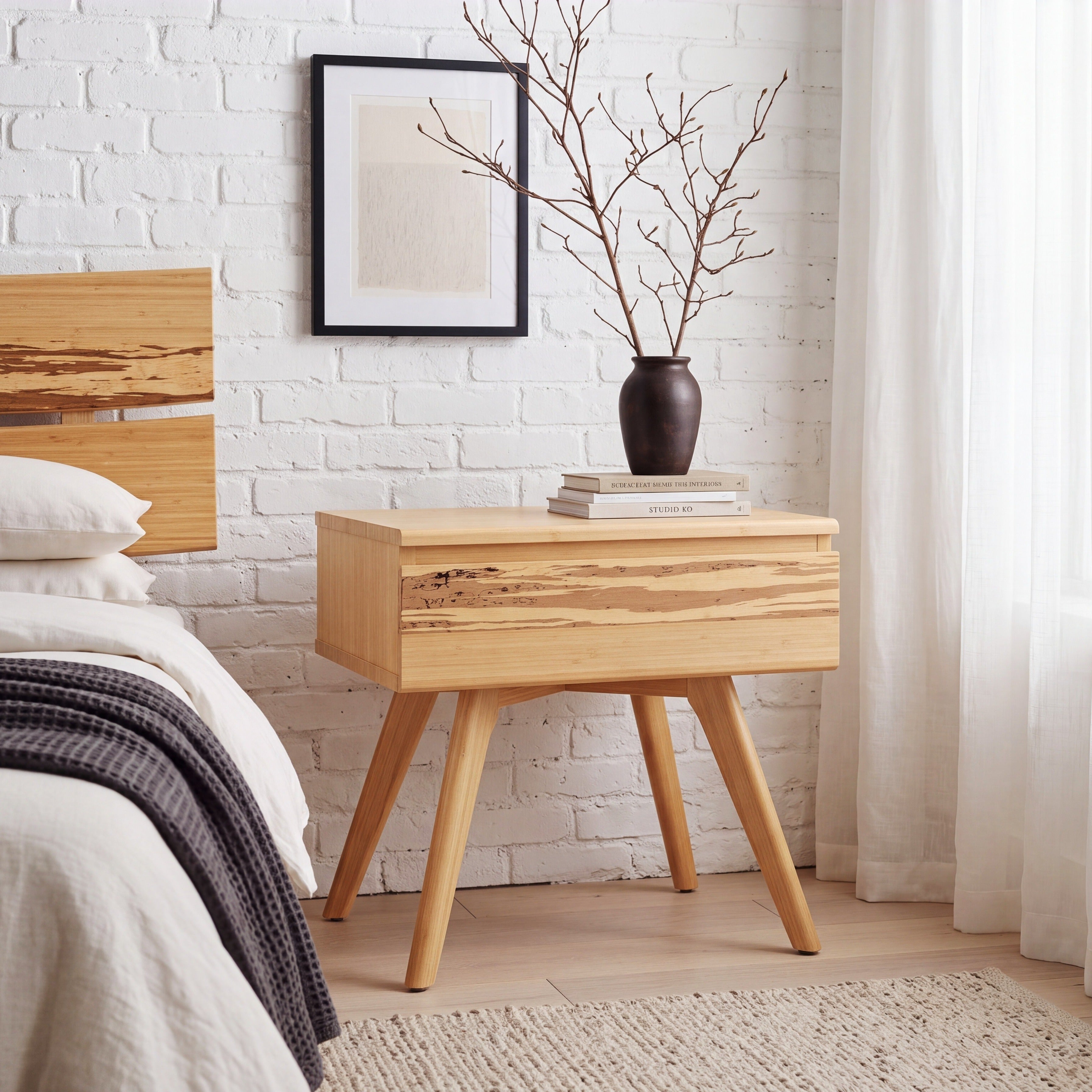 Greenington Azara Nightstand in Caramelized Finish