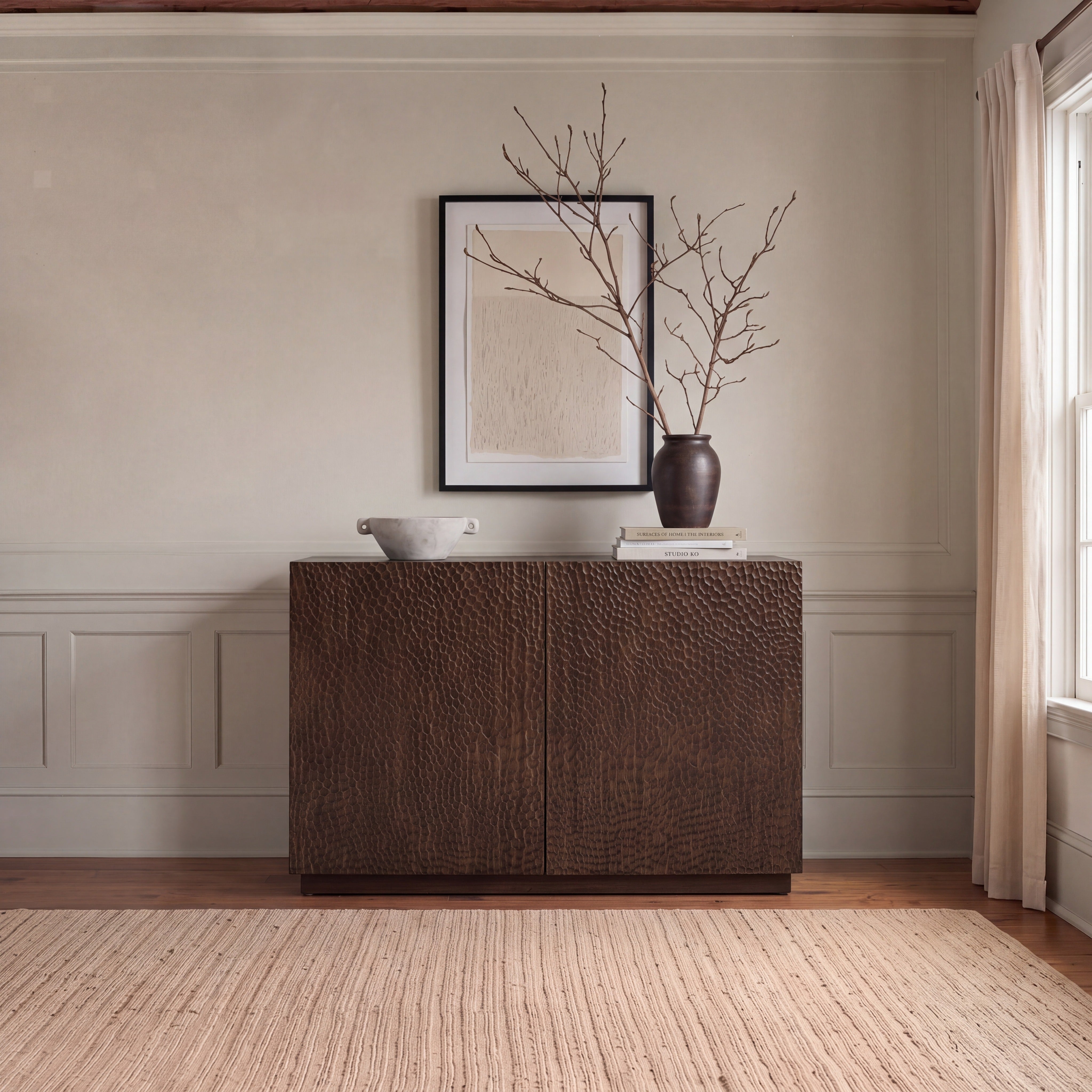 Greenington Avalon Sideboard/Console in Black Walnut Finish