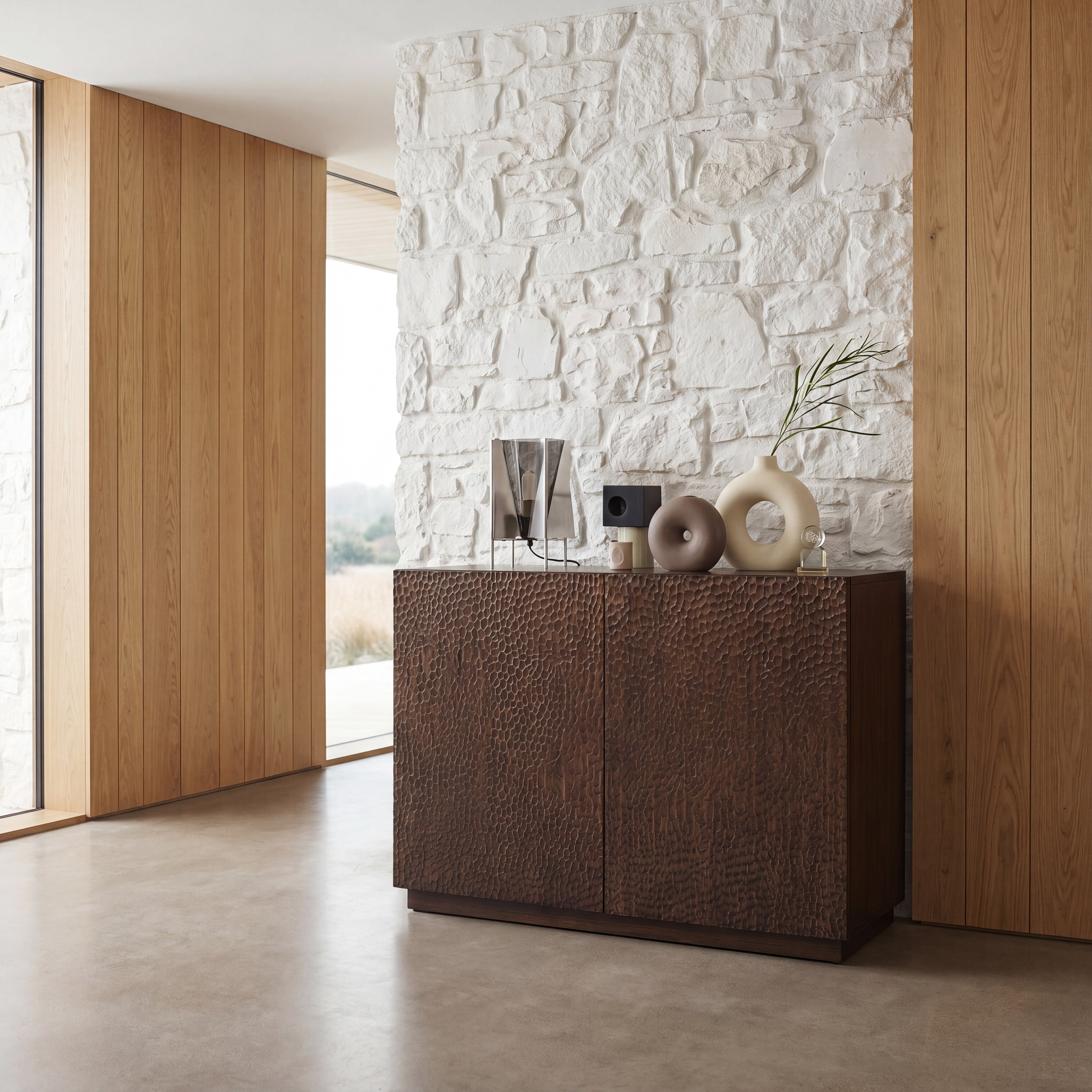 Greenington Avalon Sideboard/Console in Black Walnut Finish