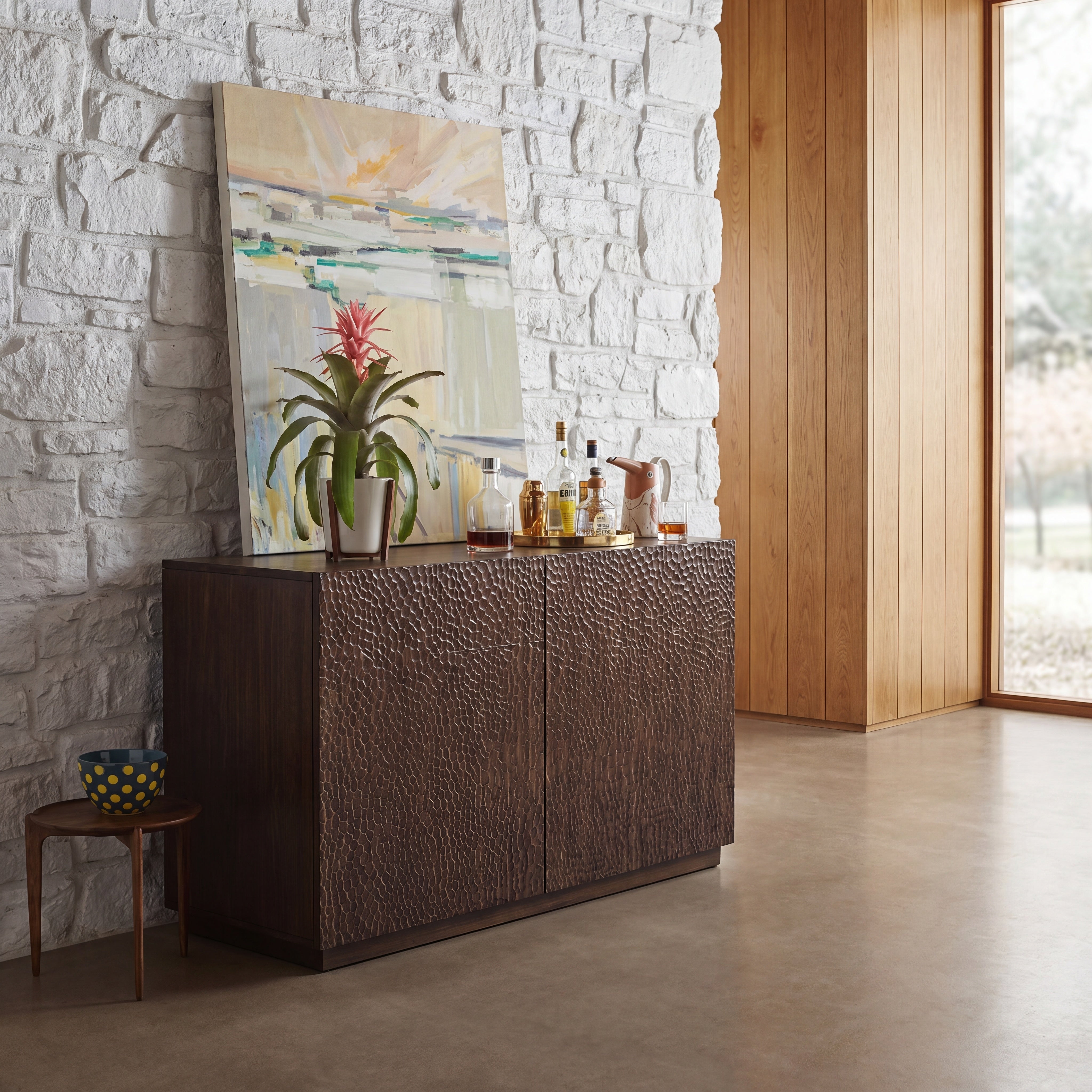 Greenington Avalon Sideboard/Console in Black Walnut Finish