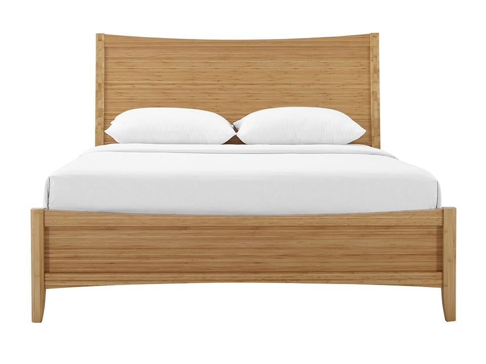 Eco Ridge by Greenington Modern and Sustainable Willow Queen Bamboo Platform Bed in Caramelized Finish