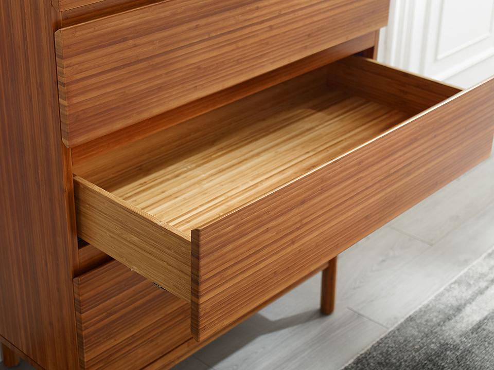 Greenington's Modern and Sustainable Ventura Solid Bamboo High Chest