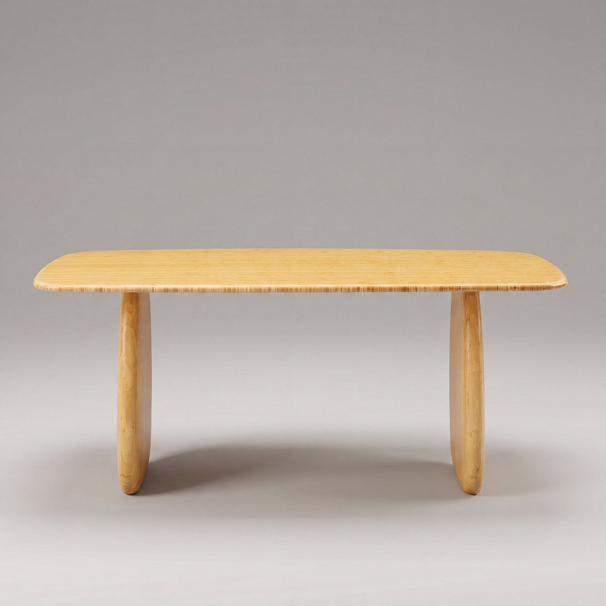 Greenington Aria Dining Table (72") in Wheat bamboo, shown on a plain background