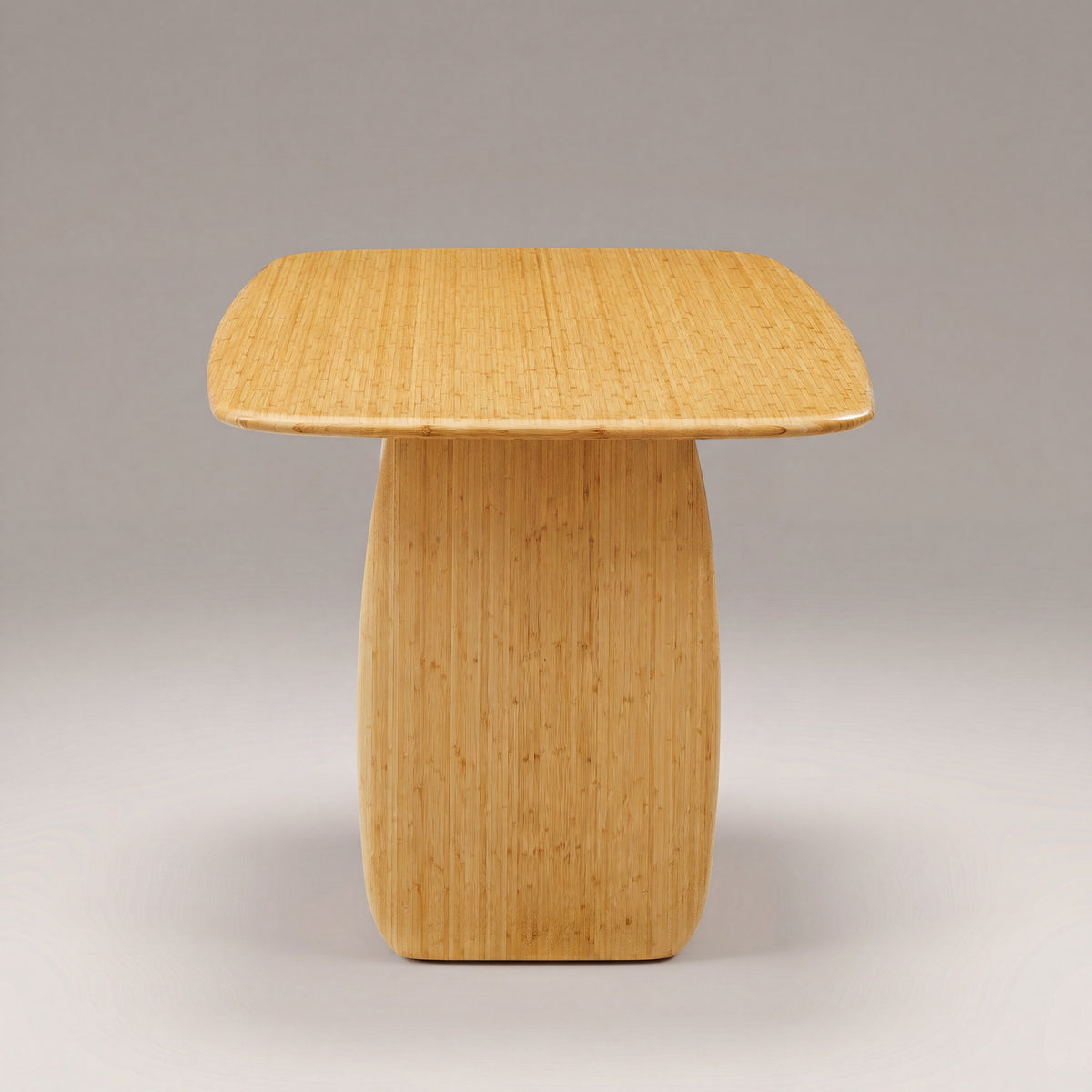 Greenington Aria Dining Table (72") in Wheat bamboo, on a studio background