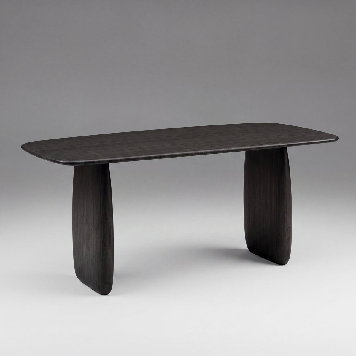 Greenington Aria Dining Table (72") in Caviar bamboo, shown on a plain background