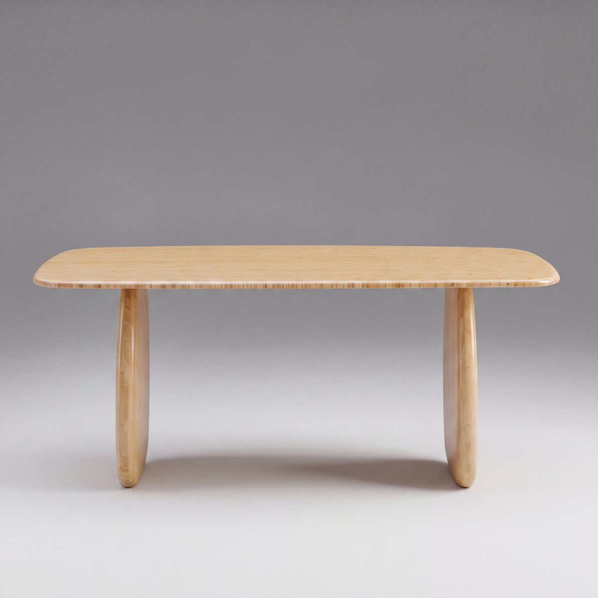 Greenington Aria Dining Table (72") in Wheat bamboo, shown on a plain background