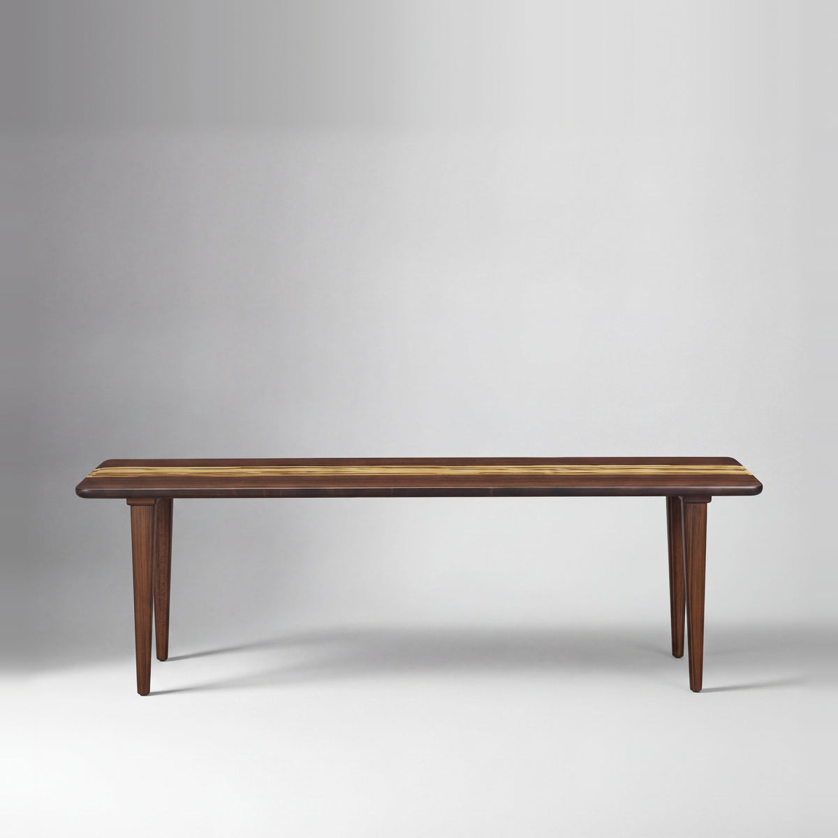 Greenington Azara Bench in Sable bamboo, on a studio background