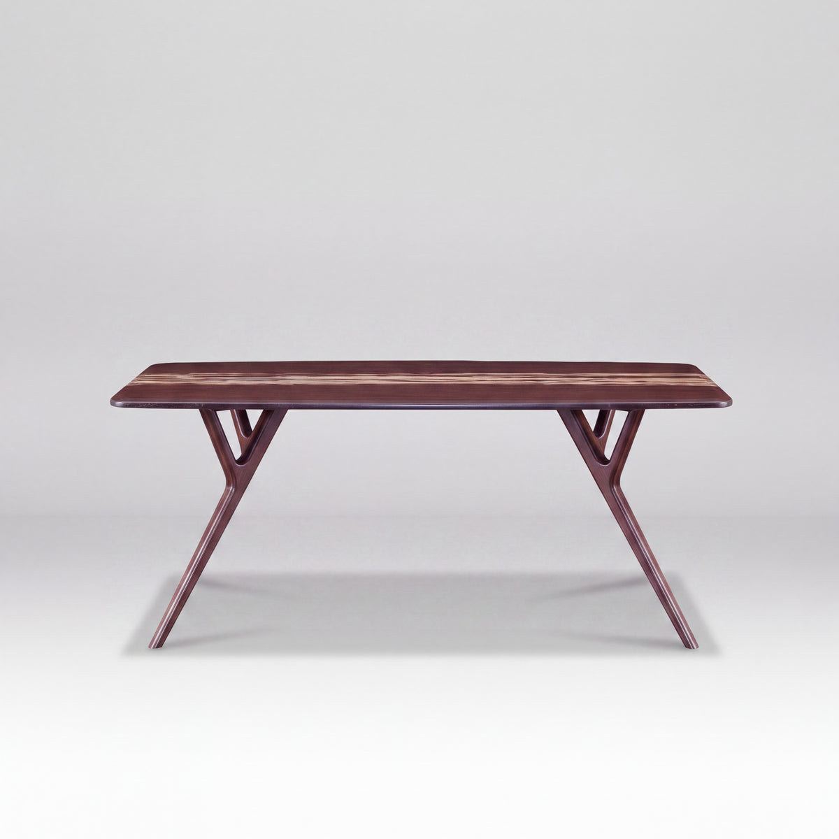 Greenington Azara Dining Table in Sable bamboo, shown on a plain background