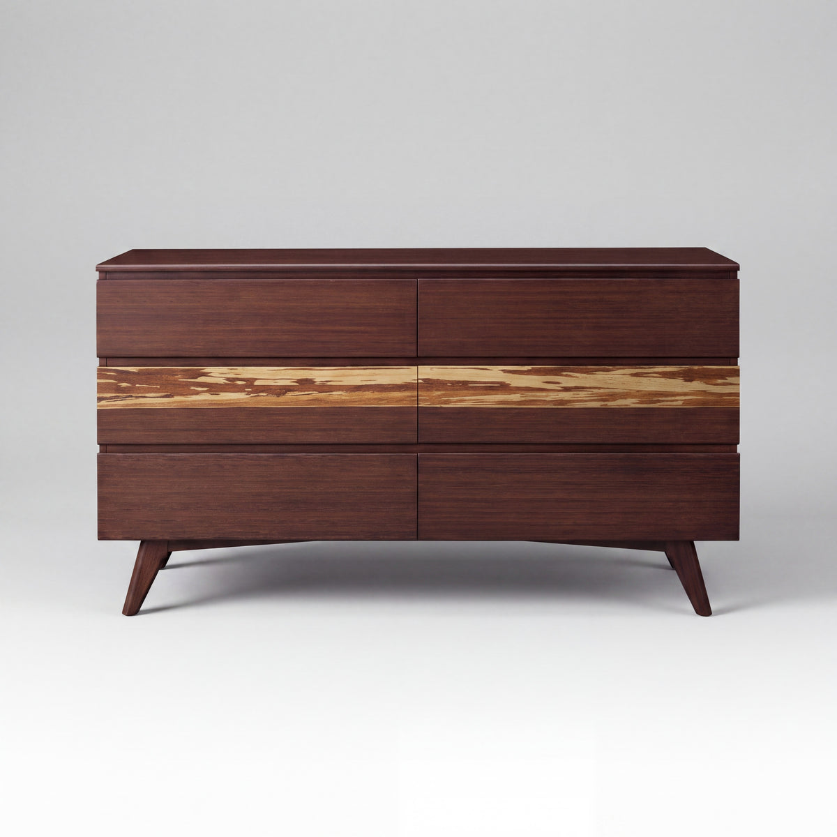 Greenington Azara Dresser in Sable bamboo, shown on a plain background