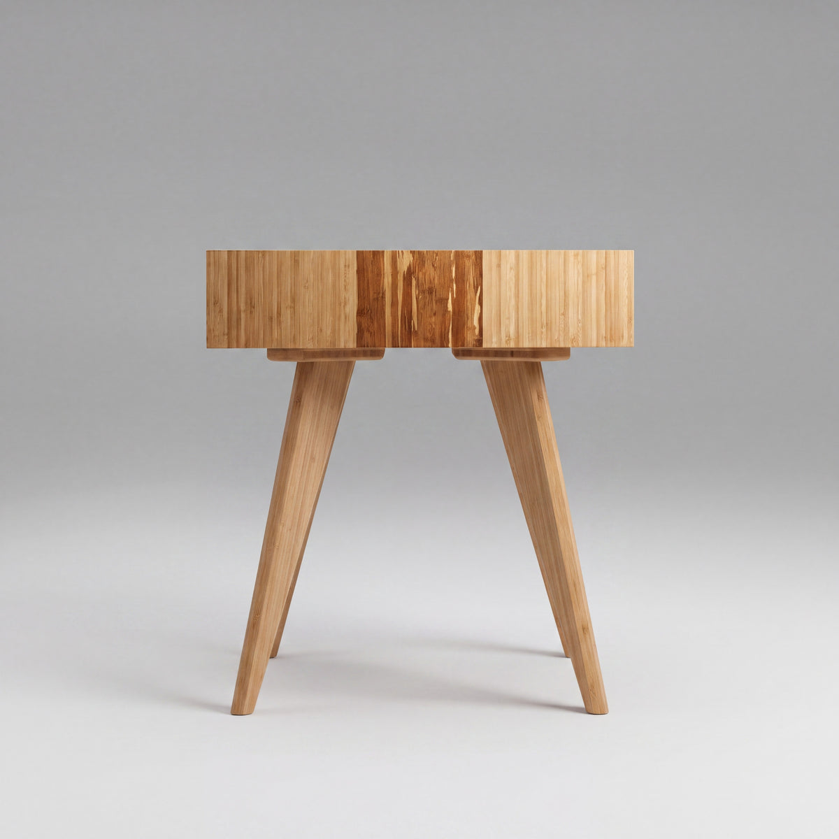 Greenington Azara End Table in Caramelized bamboo, studio photo on a plain background