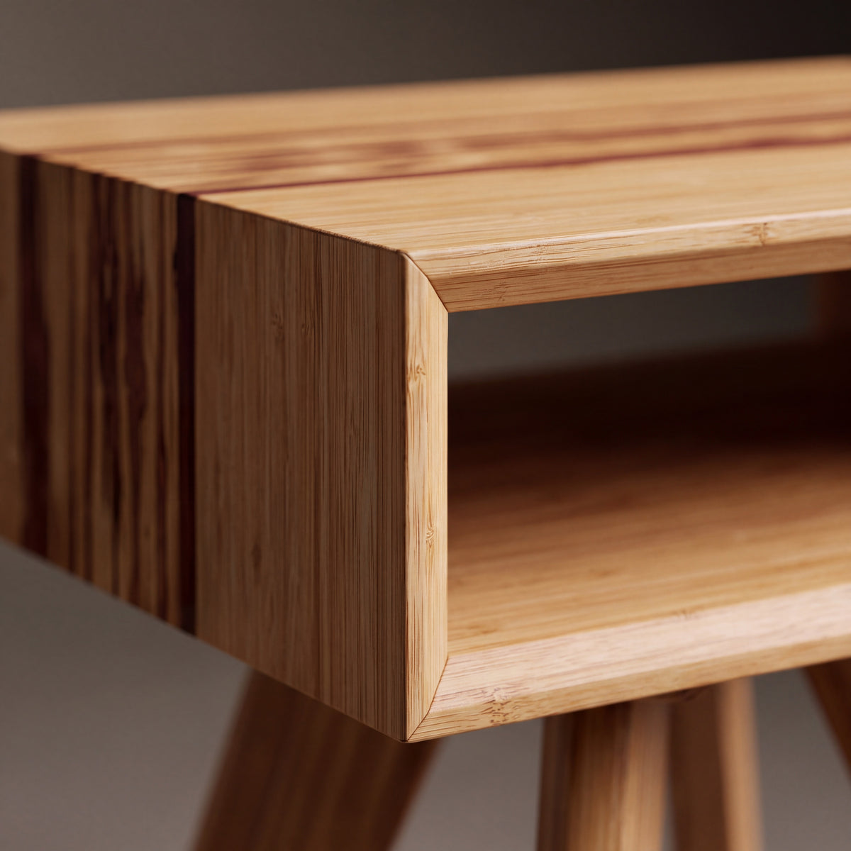 Greenington Azara End Table in Caramelized bamboo