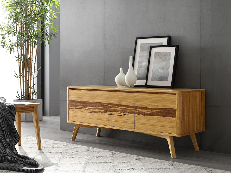 Azara Media Cabinet in Caramelized