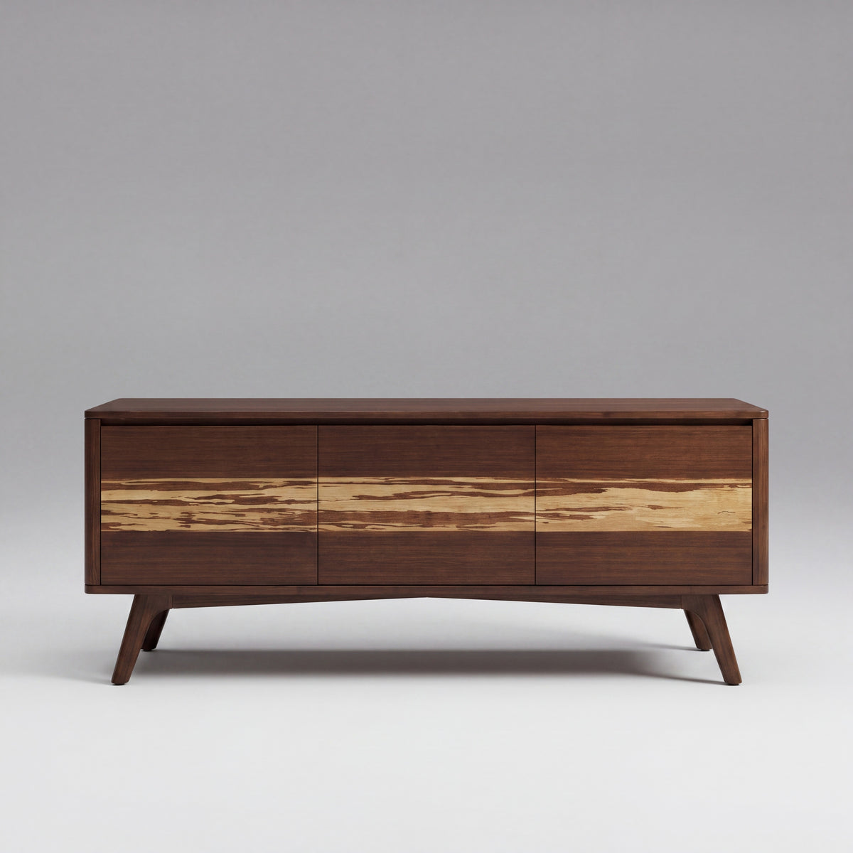 Greenington Azara Media Cabinet in Sable bamboo, shown on a plain background