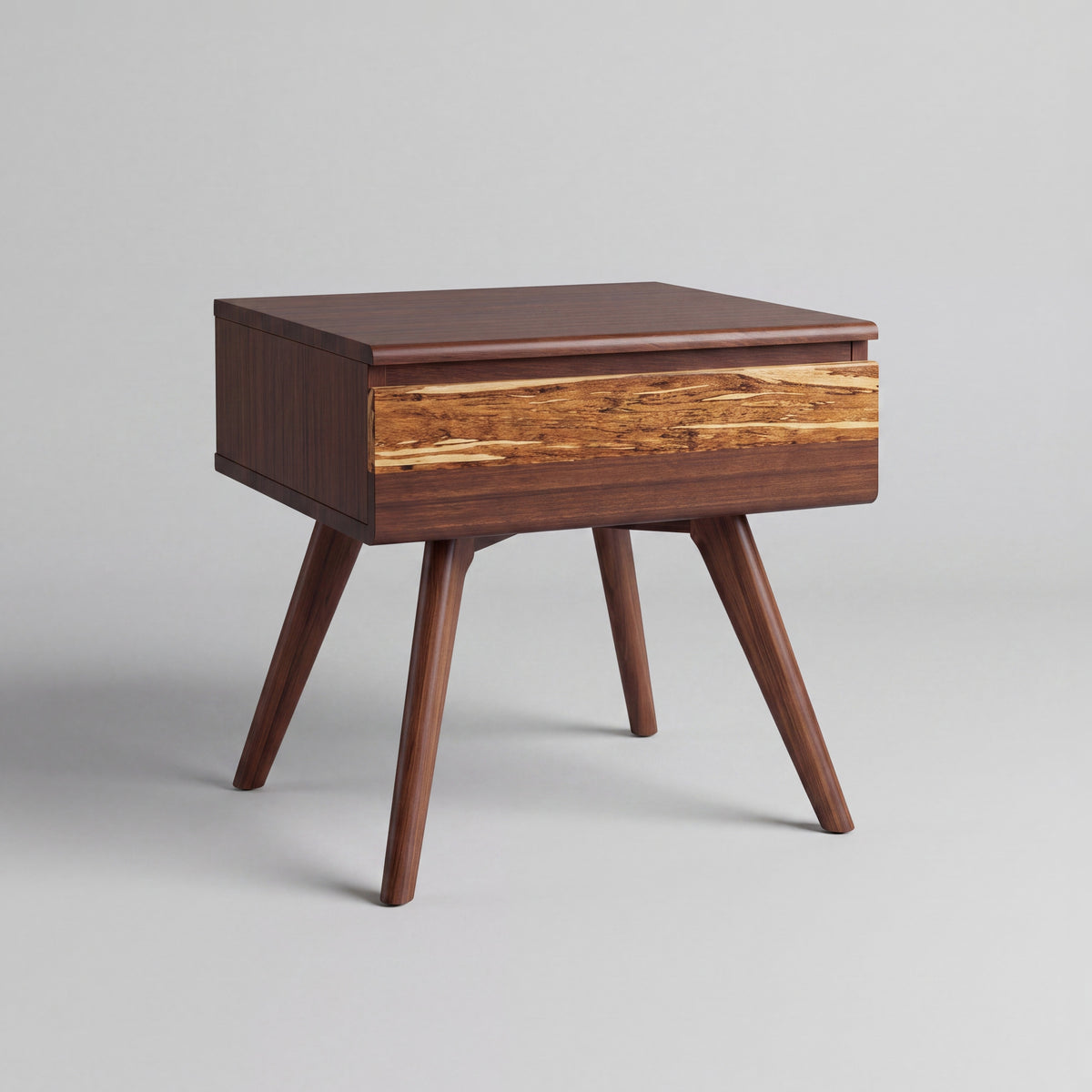 Greenington Azara Nightstand in Sable bamboo, on a studio background