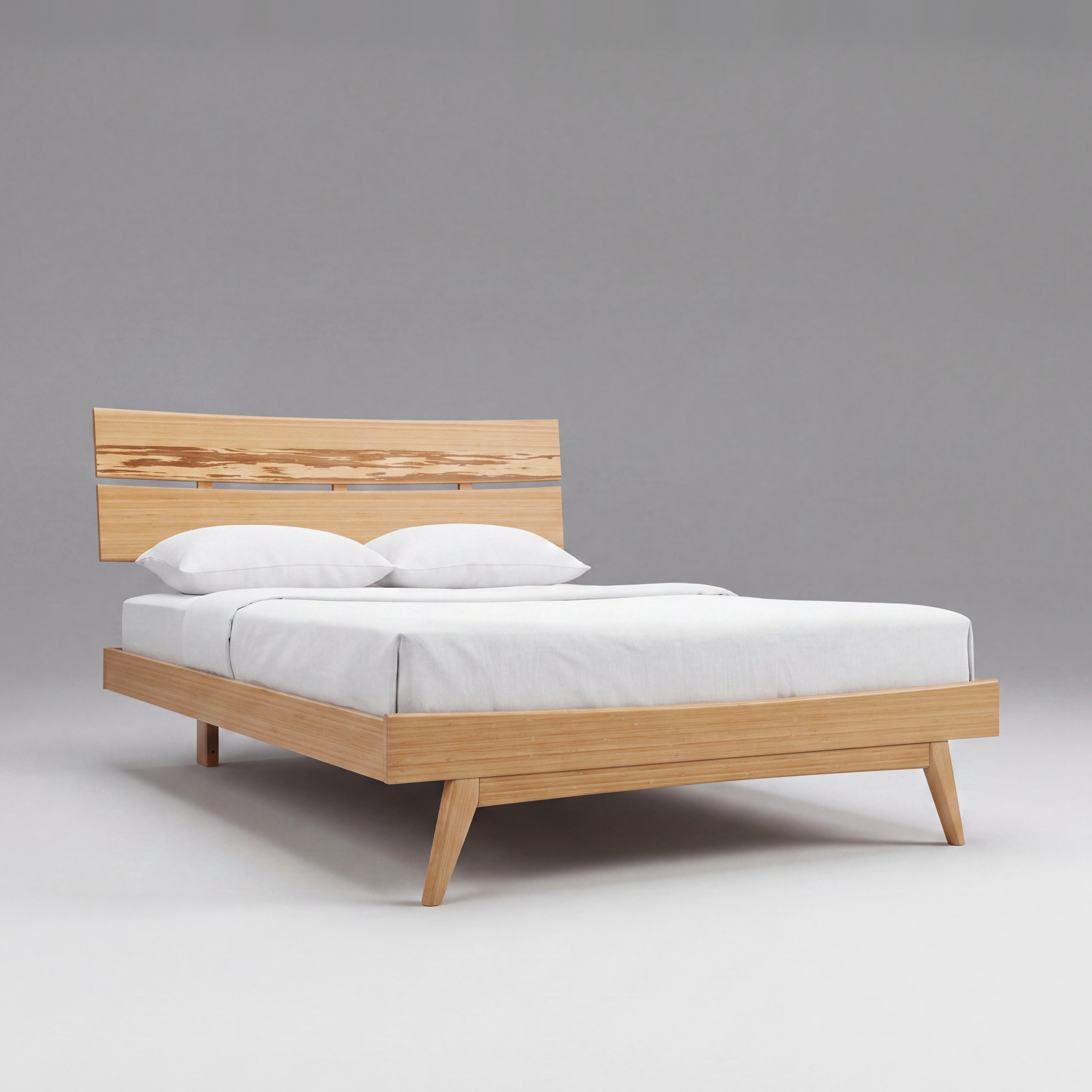 Azara Platform Bed in Caramelized Bamboo | Greenington