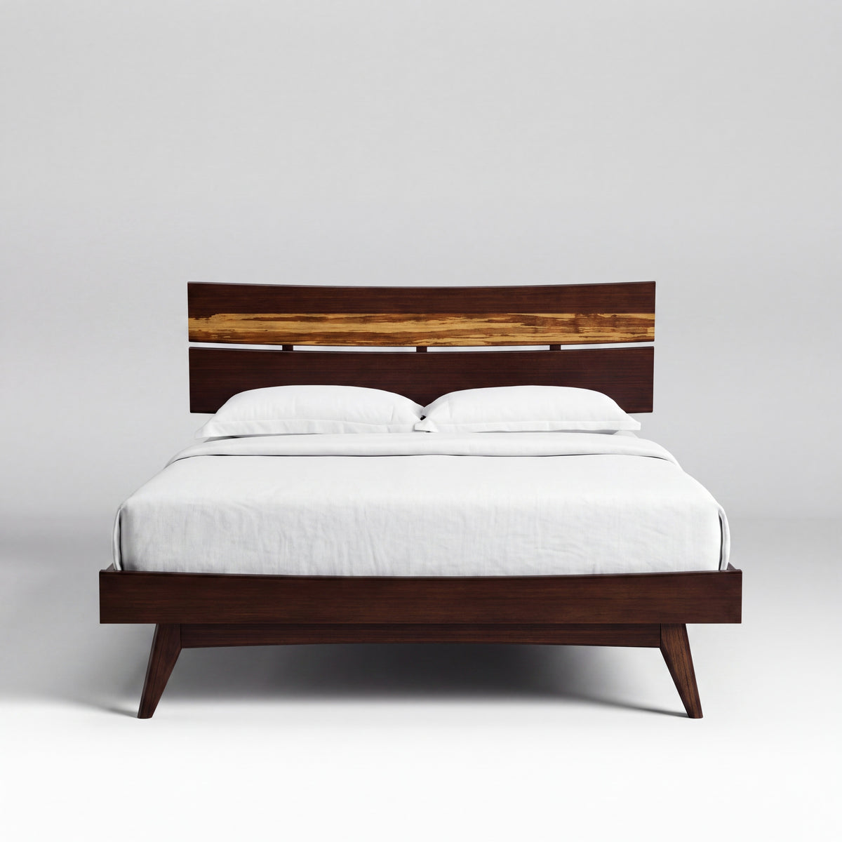 Greenington Azara Platform Bed in Sable bamboo, shown on a plain background