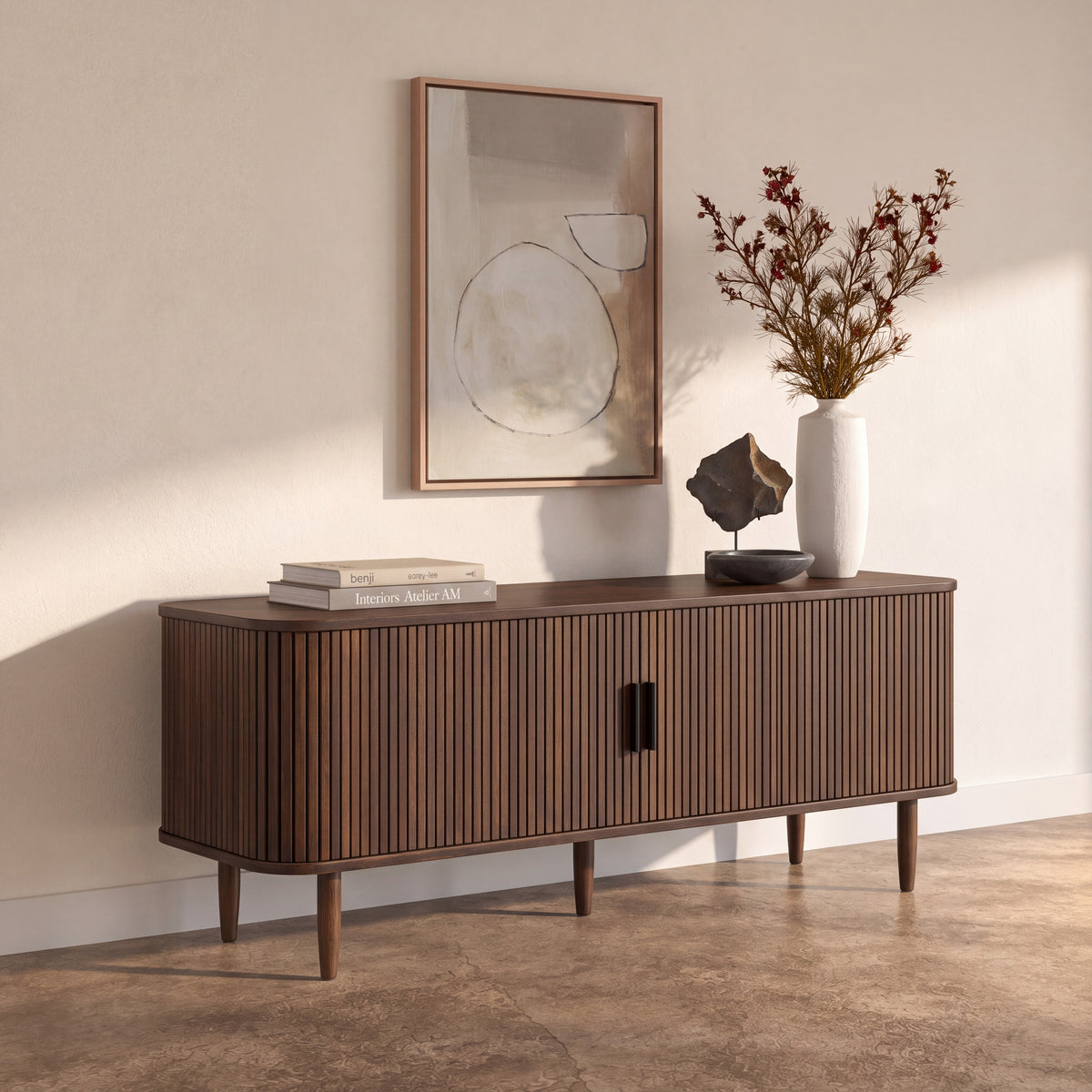 Carmel console in Black Walnut