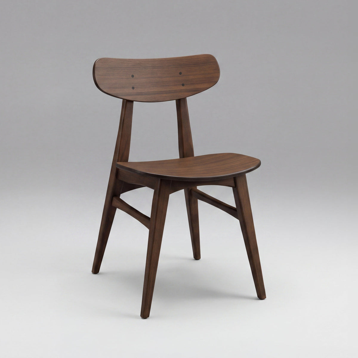 Greenington Cassia Dining Chair in Black Walnut bamboo, on a studio background