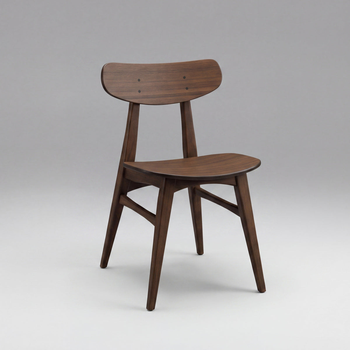 Greenington Cassia Dining Chair in Black Walnut bamboo, on a studio background