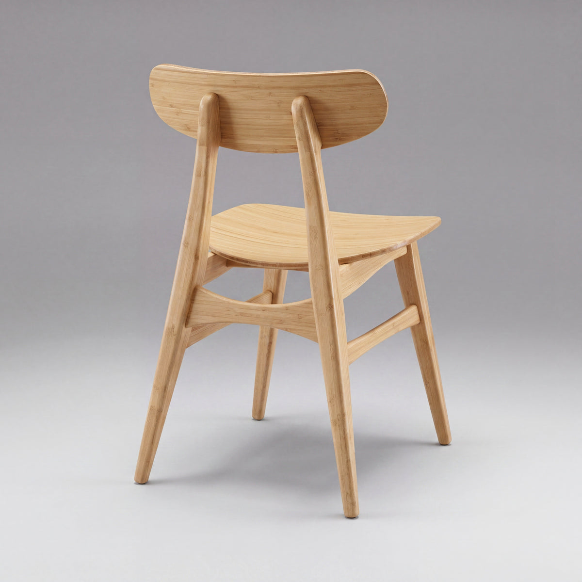 Greenington Cassia Dining Chair in Wheat bamboo, shown on a plain background