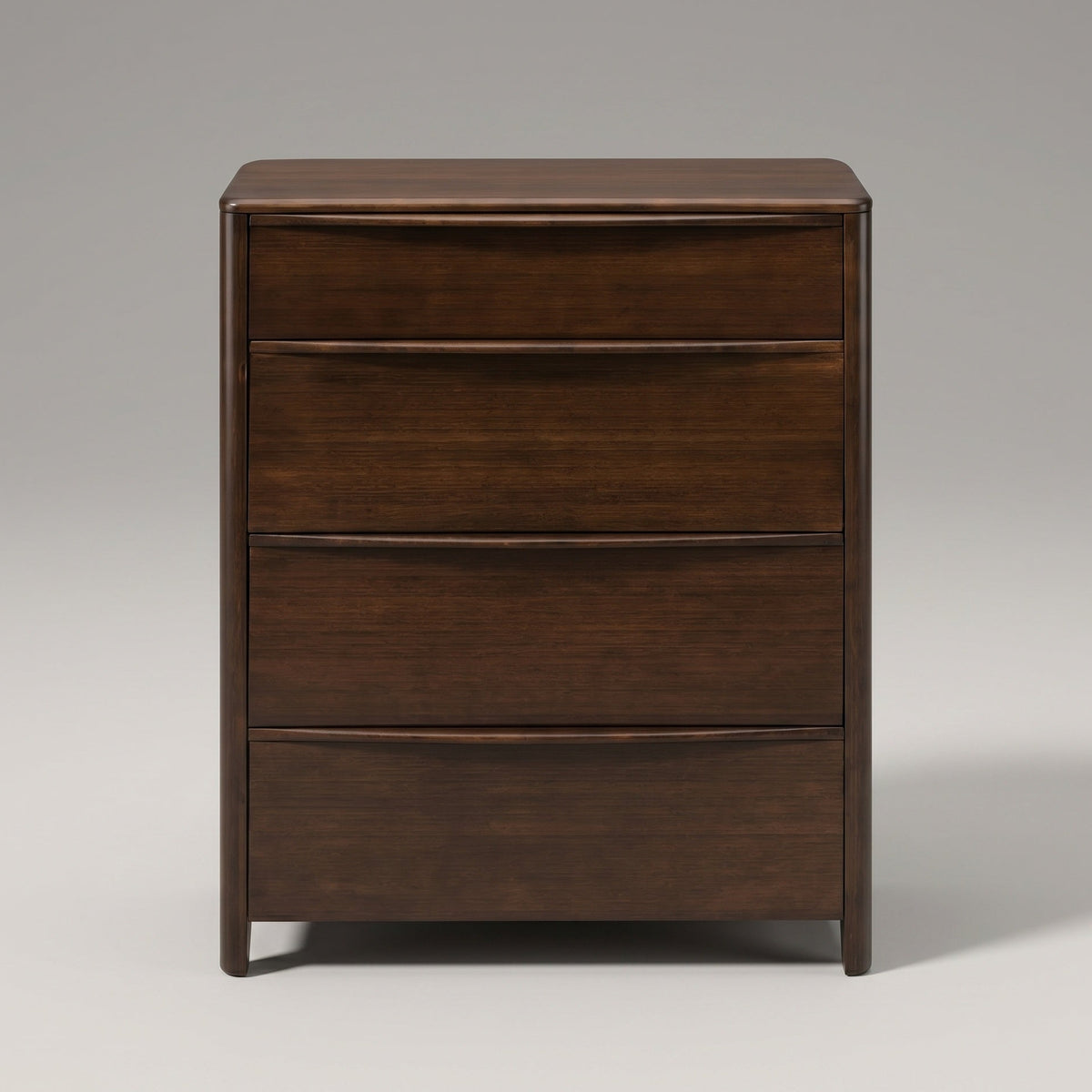 Greenington Catalina Chest in Black Walnut bamboo, on a studio background