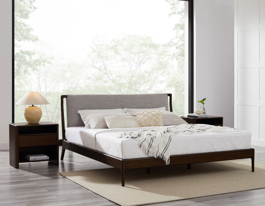 Catalina Platform Bed in Black Walnut