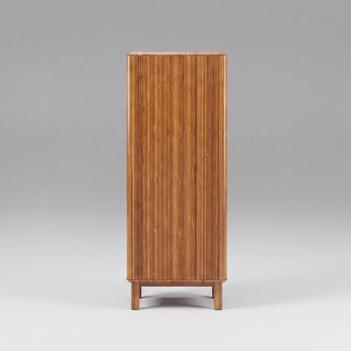 Greenington Currant Chest in Amber bamboo, studio photo on a plain background