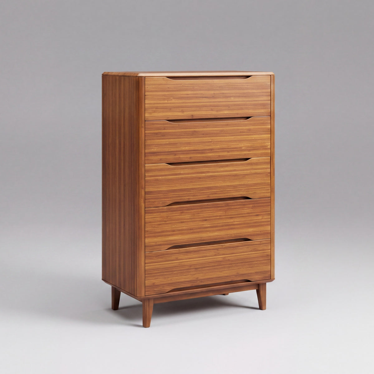 Greenington Currant Chest in Amber bamboo, shown on a plain background