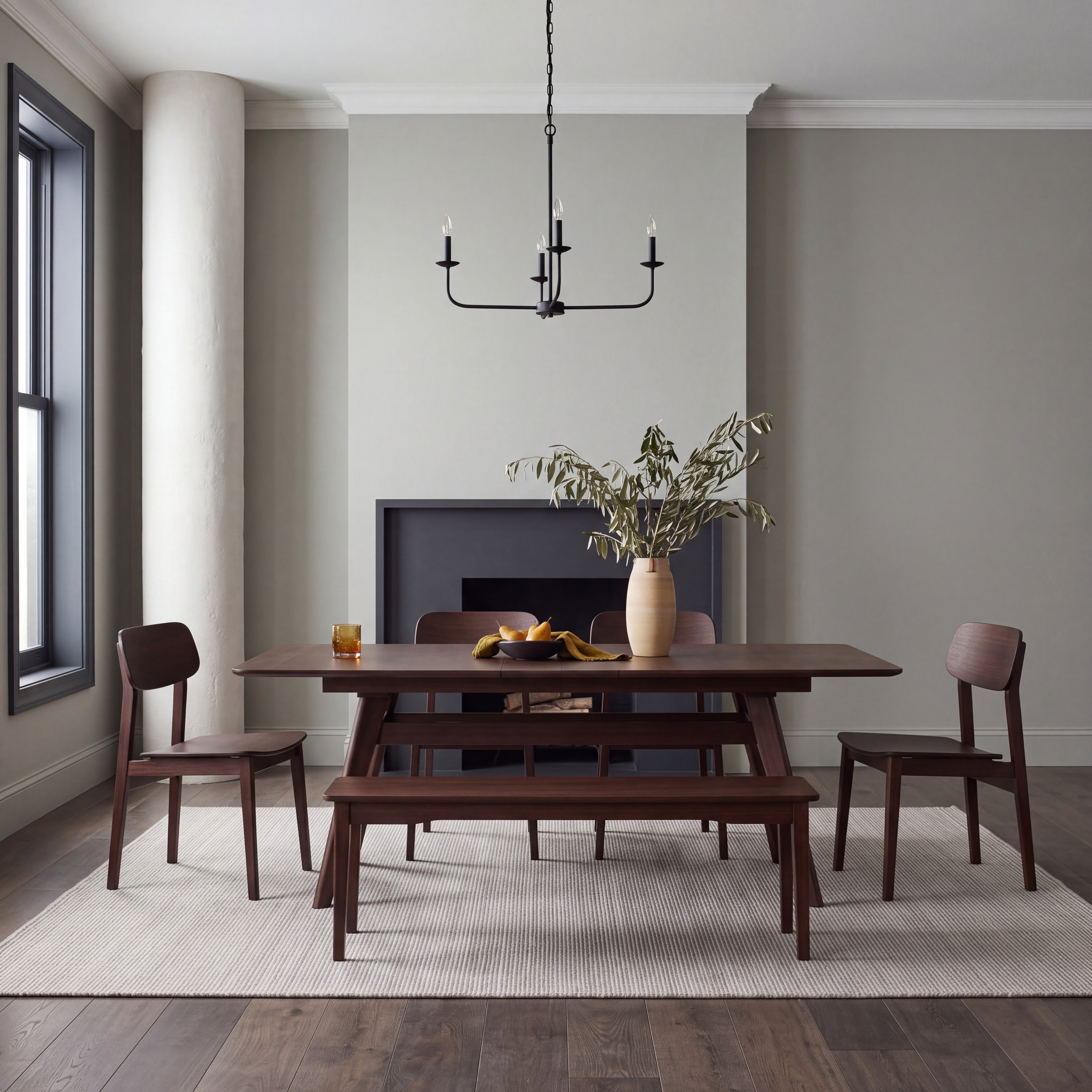 Currant Media Table in Caramelized Bamboo | Greenington