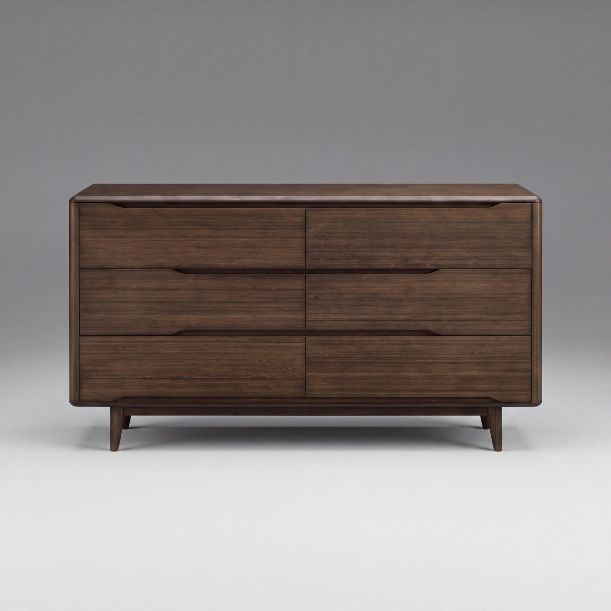 Greenington Currant Dresser in Black Walnut bamboo, on a studio background