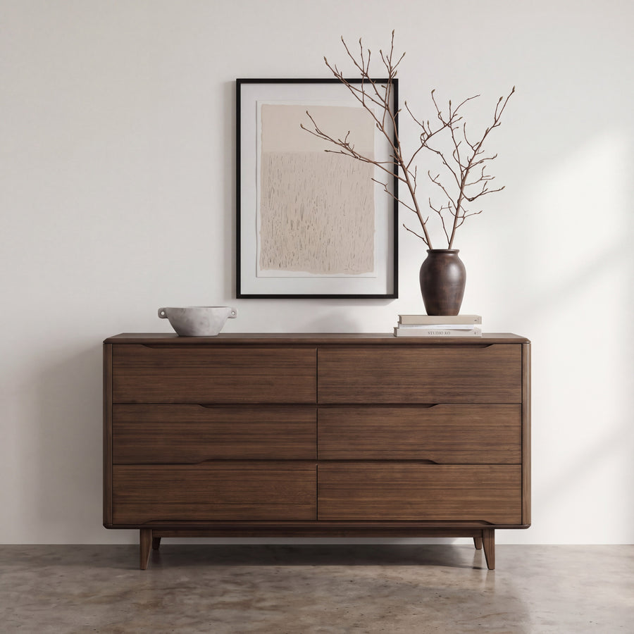 Currant nightstand and dresser