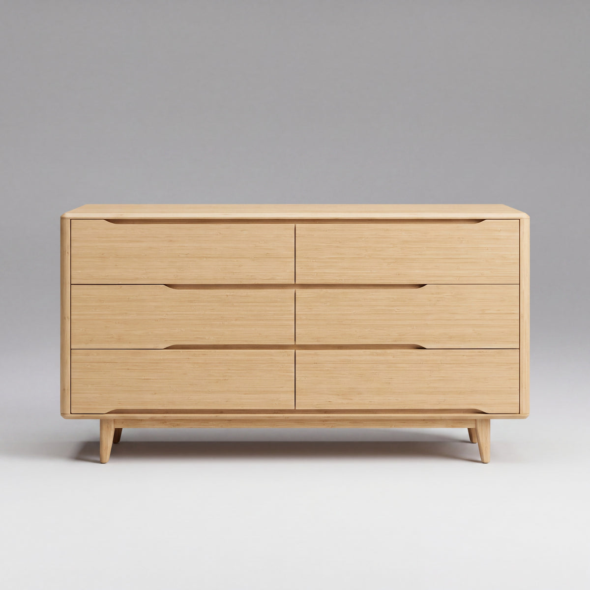 Greenington Currant Dresser in Caramelized bamboo, shown on a plain background