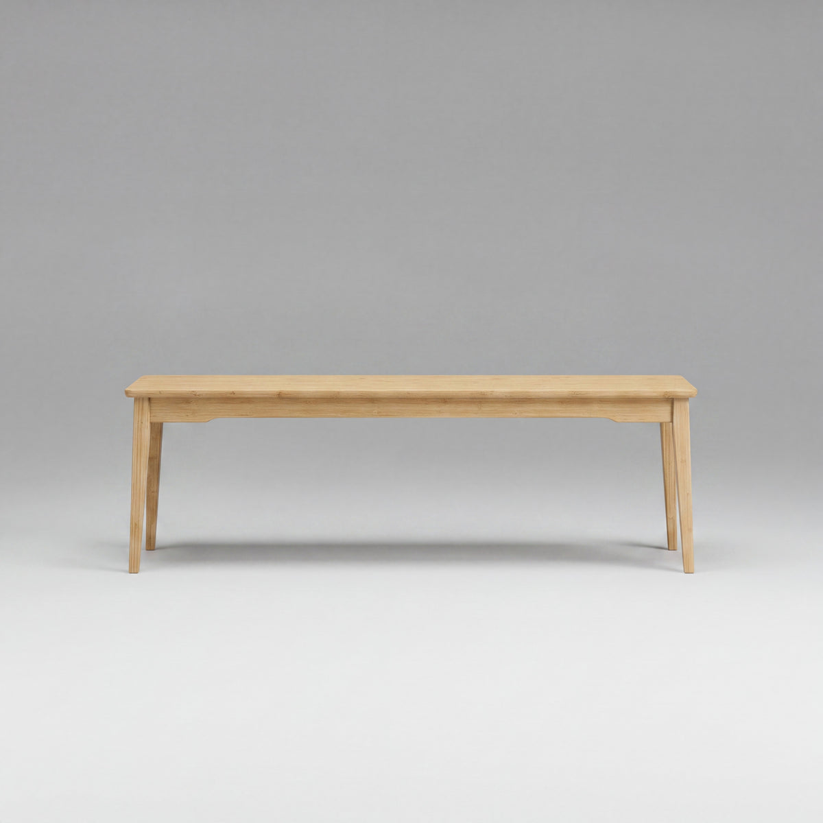 Greenington Currant Long Bench in Caramelized bamboo, shown on a plain background