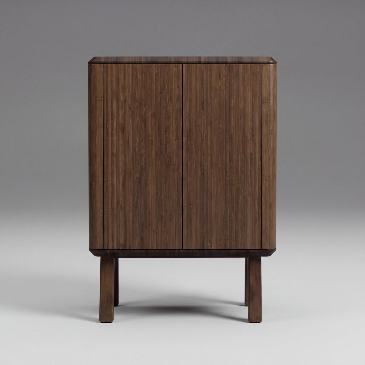 Greenington Currant Sideboard/Media Center in Black Walnut bamboo, shown on a plain background