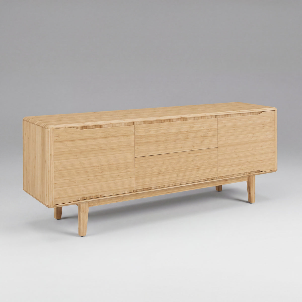 Greenington Currant Sideboard/Media Center in Caramelized bamboo, shown on a plain background