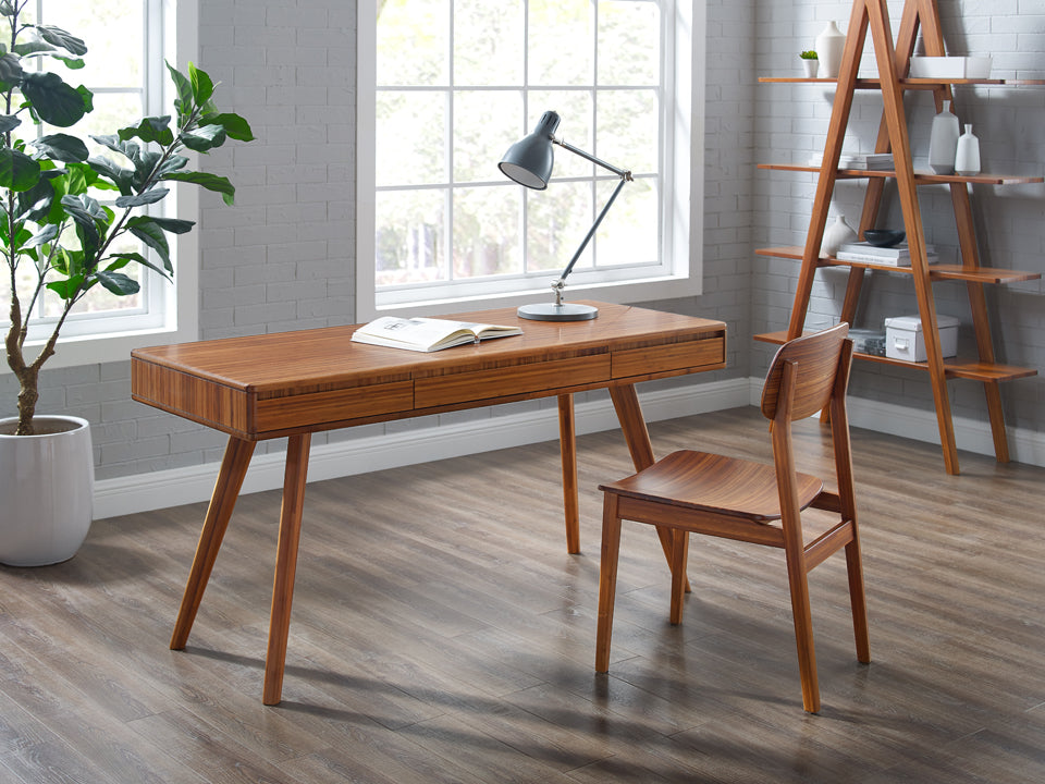 Currant Writing Desk in Amber
