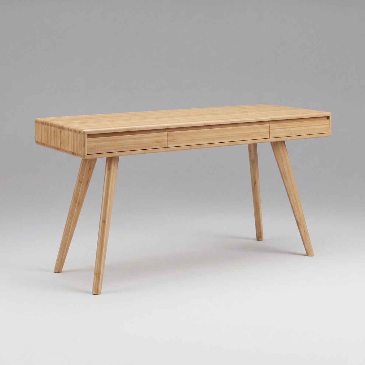 Greenington Currant Writing Desk in Caramelized bamboo, shown on a plain background