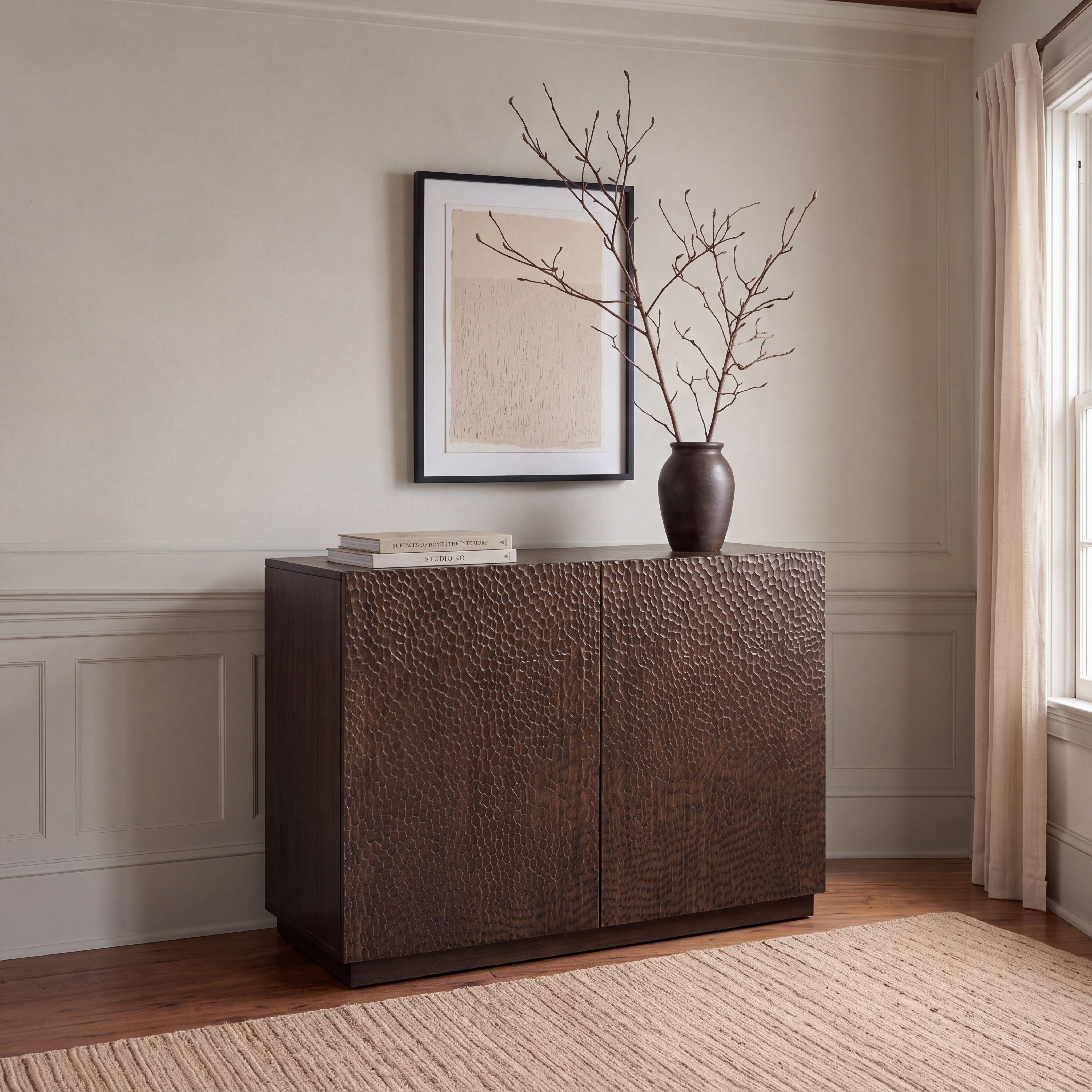 Greenington Avalon Sideboard/Console in Black Walnut Finish