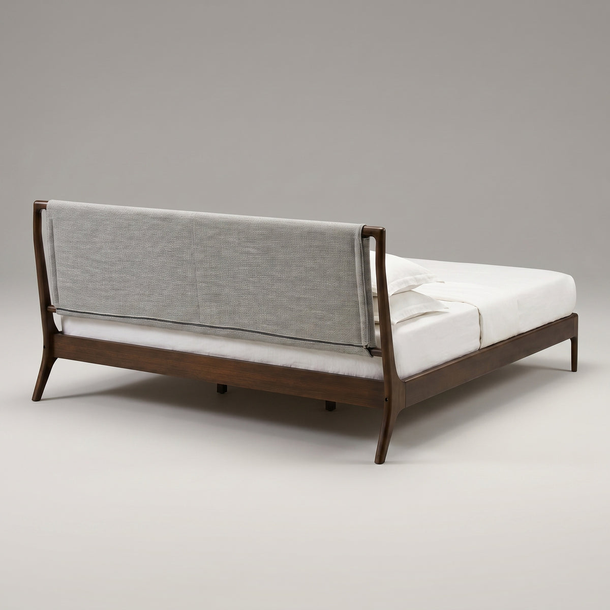 Greenington Catalina Platform Bed in Black Walnut bamboo, on a studio background
