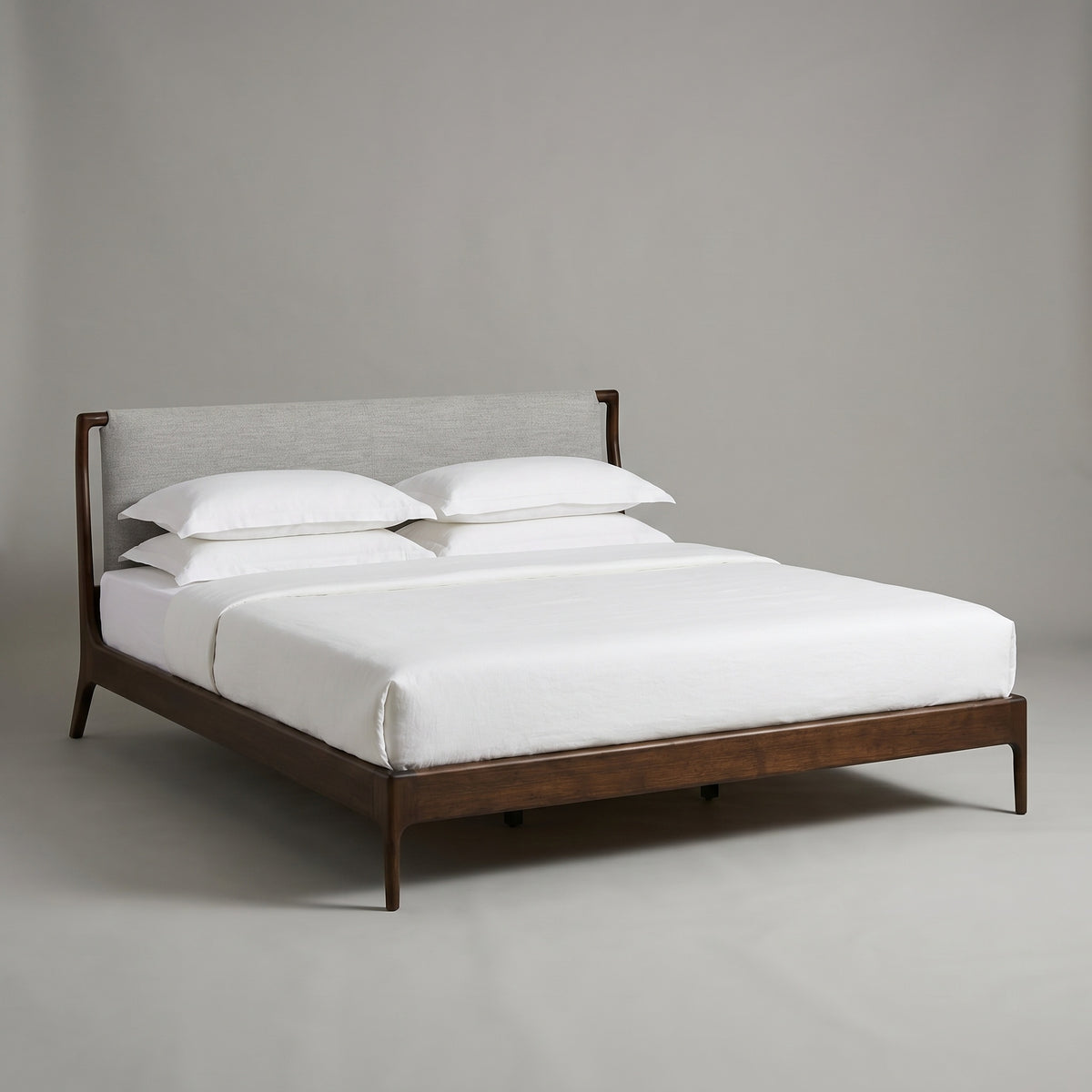 Greenington Catalina Platform Bed in Black Walnut bamboo, shown on a plain background