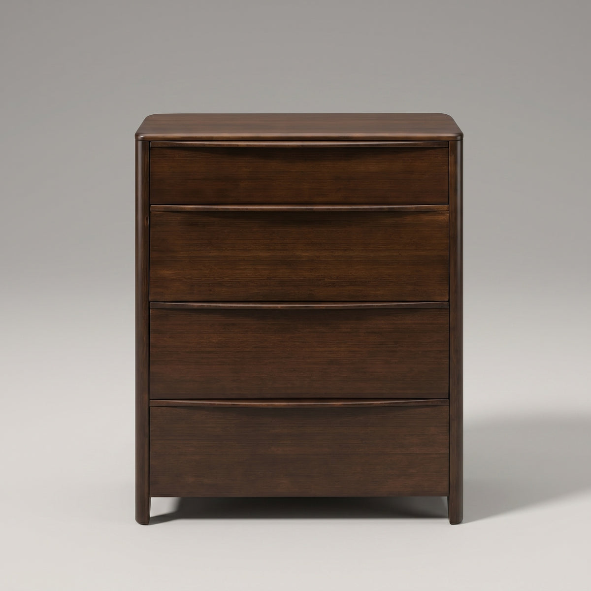 Greenington Catalina Chest in Black Walnut bamboo, on a studio background