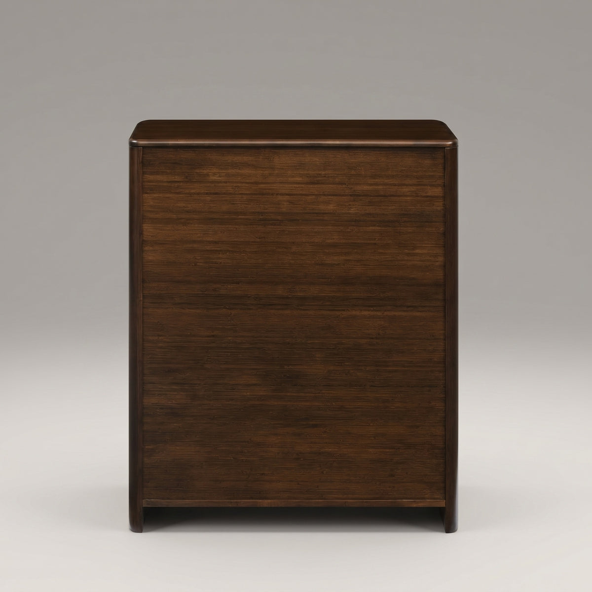 Greenington Catalina Chest in Black Walnut bamboo, studio photo on a plain background