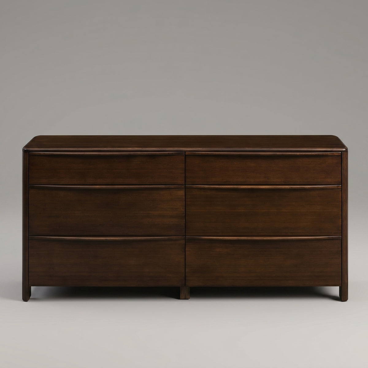 Greenington Catalina Dresser in Black Walnut bamboo, on a studio background