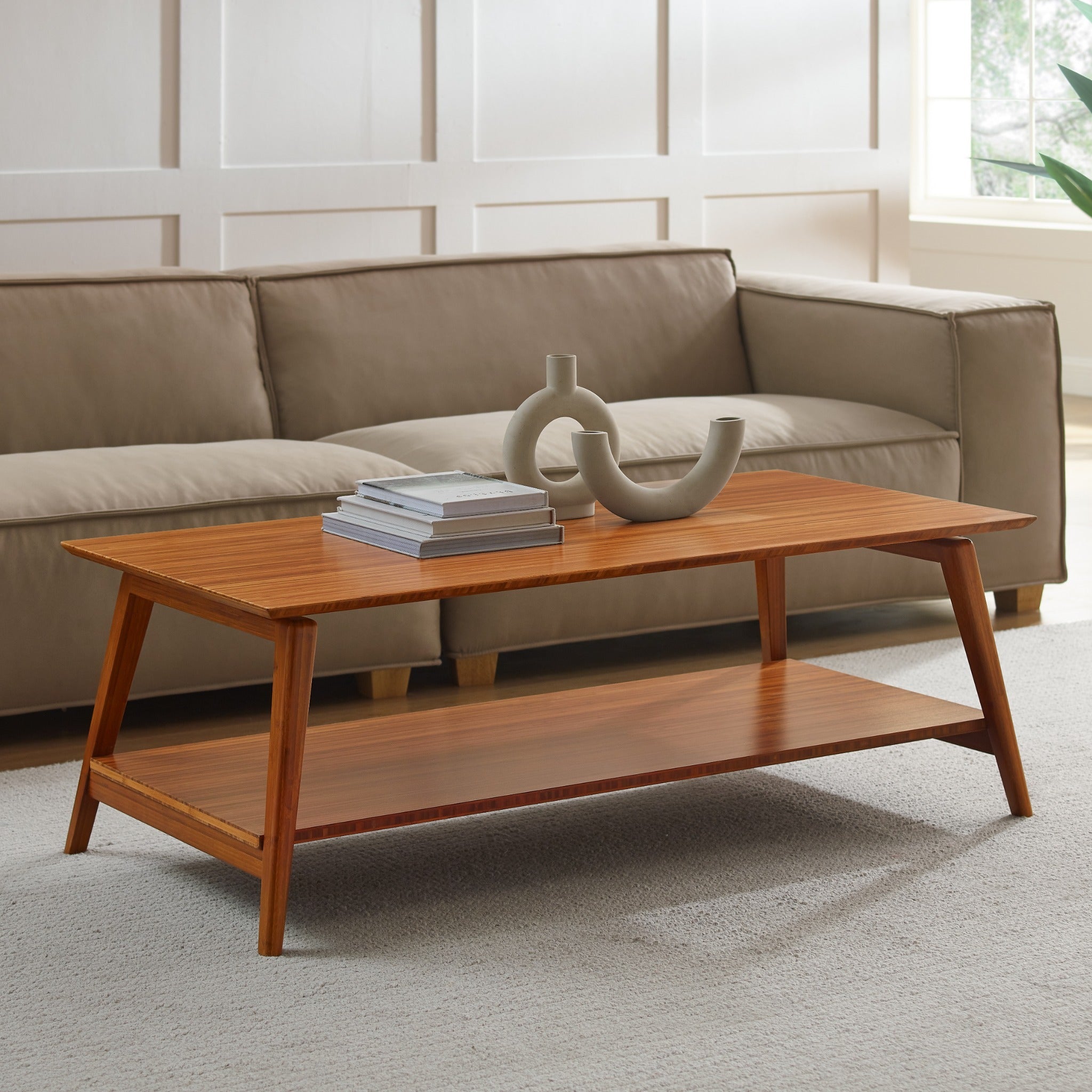 Greenington Antares Coffee Table in Amber Finish
