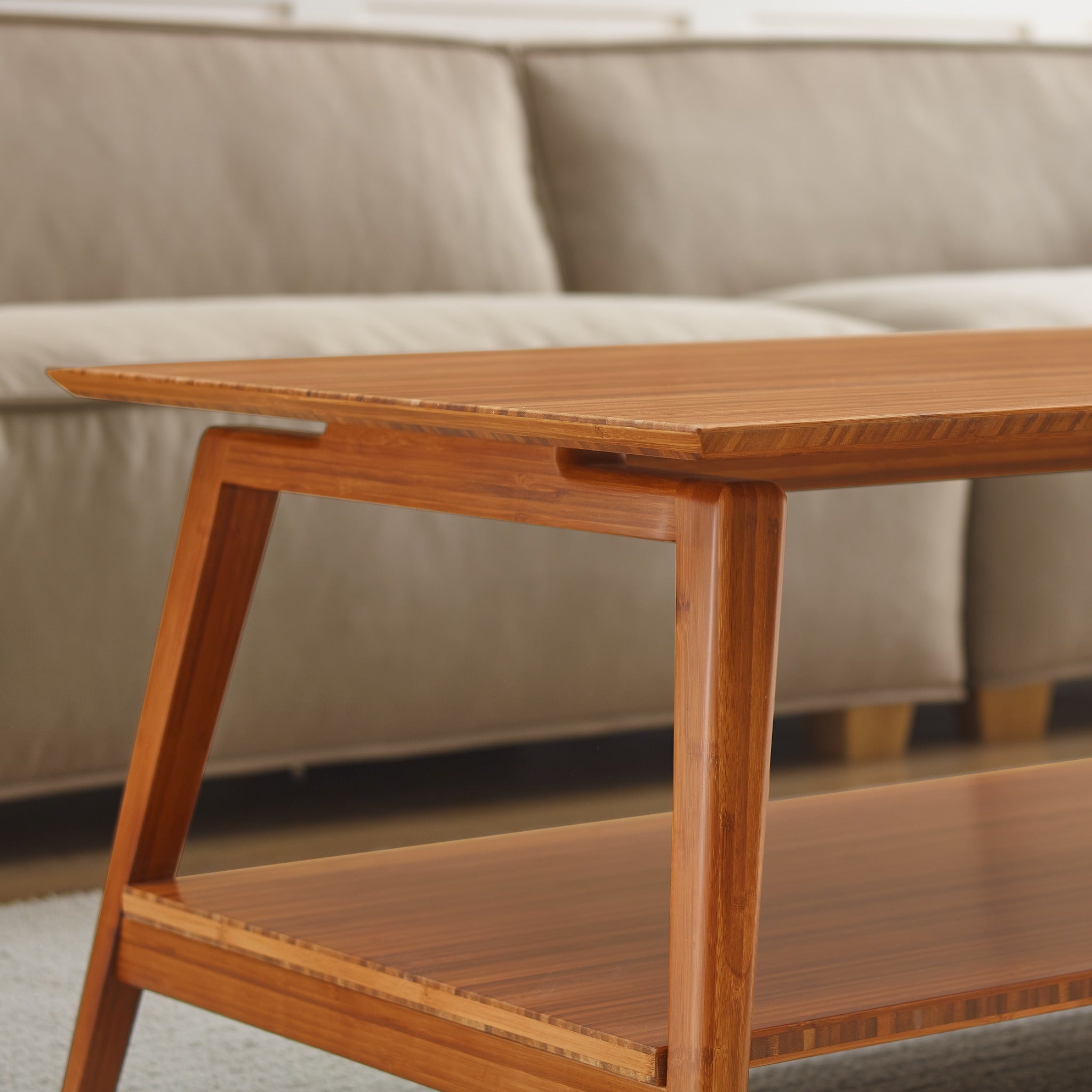 Greenington Antares Coffee Table in Amber Finish