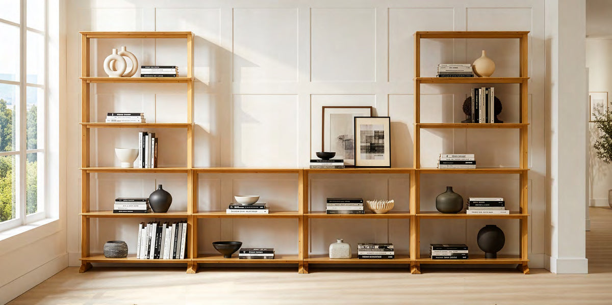 Neo shelves in Amber