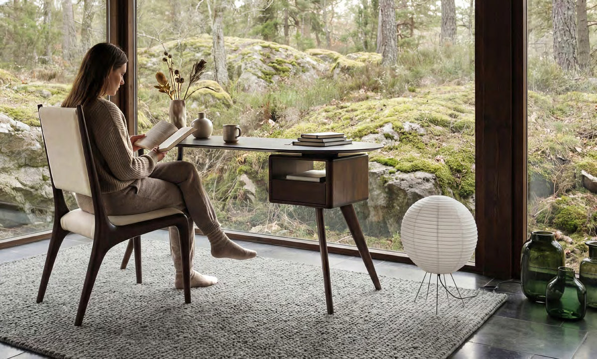 Wynn writing desk in Black Walnut