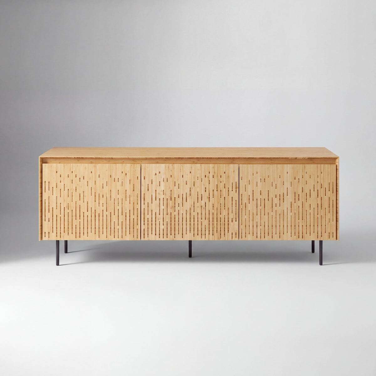 Greenington Hanna Console in Wheat bamboo, shown on a plain background