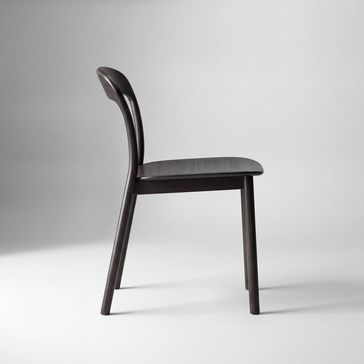 Greenington Hanna Dining Chair in Caviar bamboo, shown on a plain background
