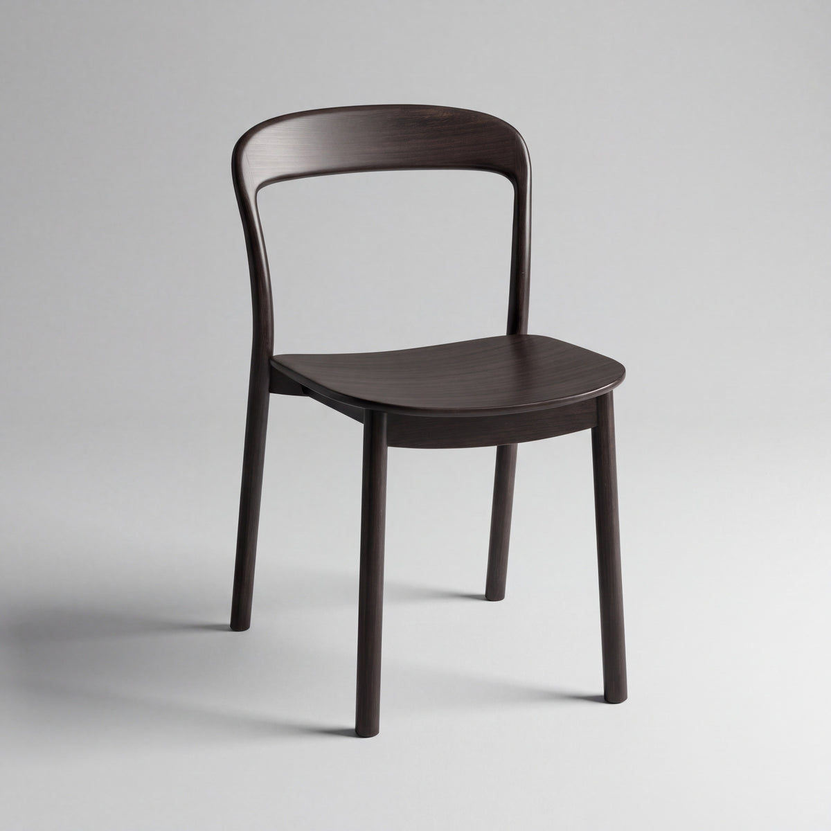 Greenington Hanna Dining Chair in Caviar bamboo, on a studio background